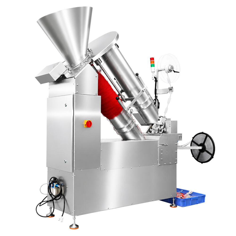 Inclined mesh bag packaging machine front view - ZSYAN