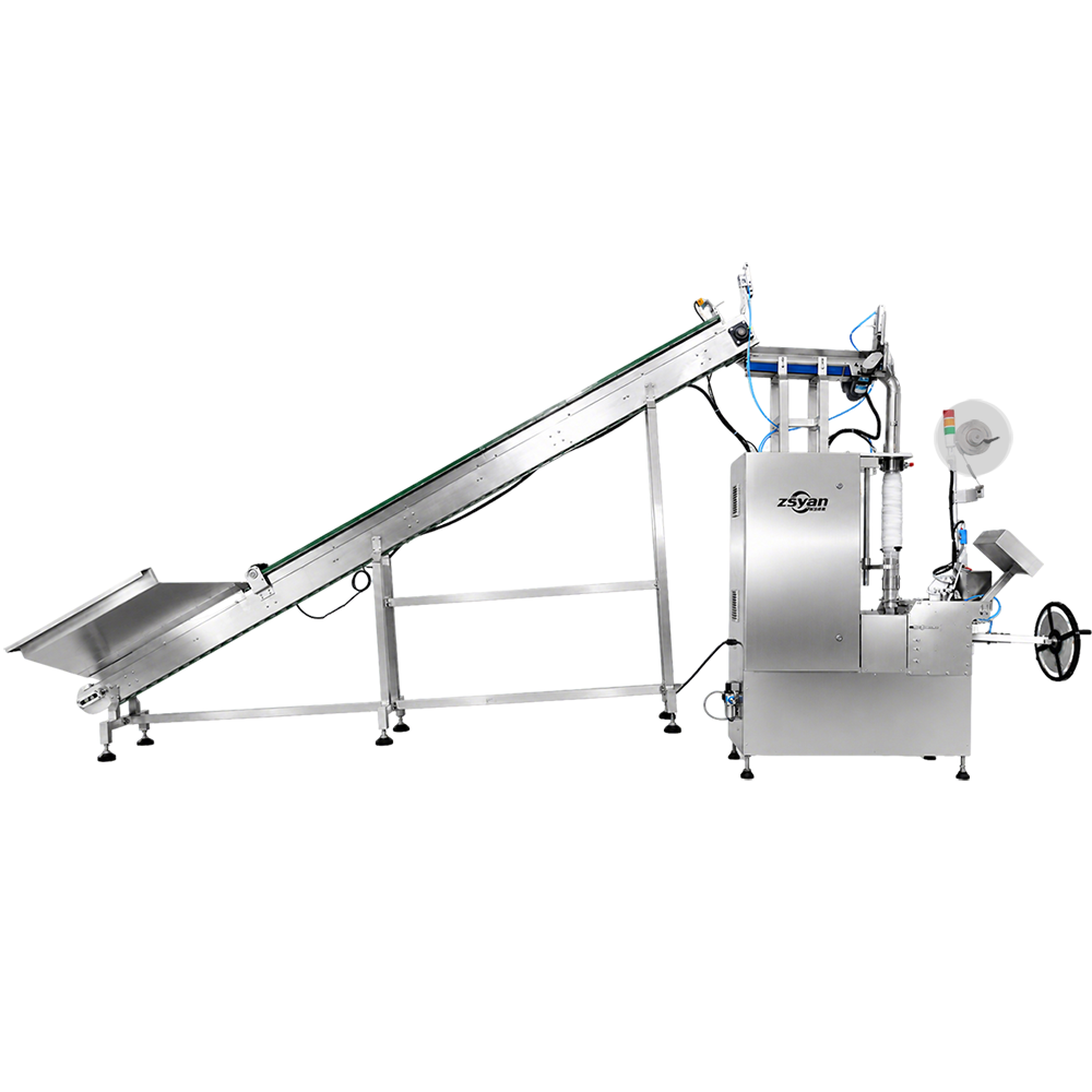 Strip mesh bag packaging machine front view - ZSYAN