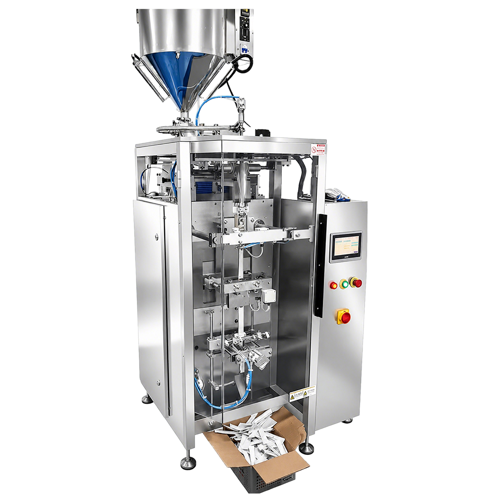 Single-lane liquid packaging machine front view - ZSYAN